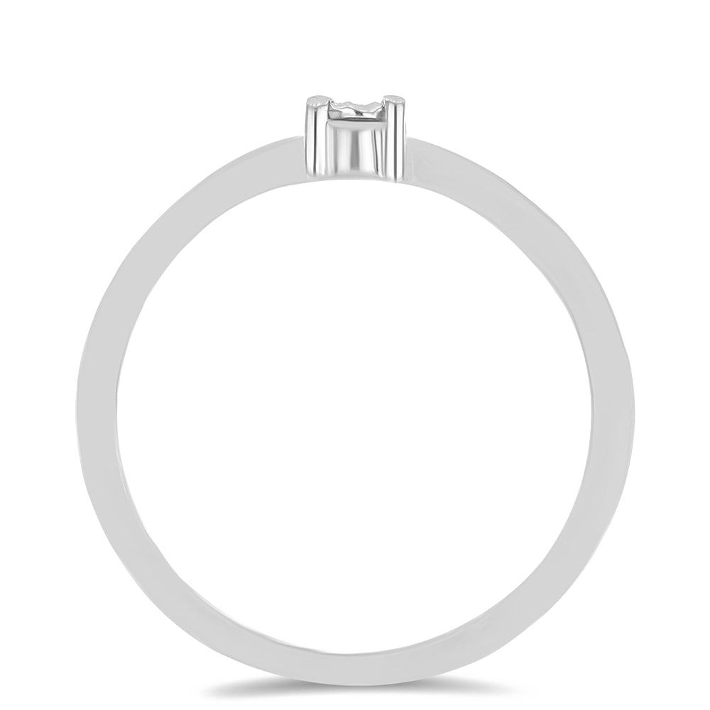 Inel din Argint 925 ( 1.46 grame ) cu Diamant Alb 0.01 Carate