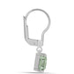 Cercei din Argint 925 ( 1.74 grame ) cu Ametist Verde 2.39 Carate
