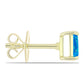Cercei din Argint 925 Placat cu Aur ( 1.14 grame ) cu Opal Etiopian ”Paradis” 0.37 Carate