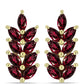 Cercei din Argint 925 Placat cu Aur ( 3.38 grame ) cu Granat Rodolit 1.94 Carate