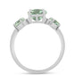 Inel din Argint 925 ( 2.47 grame ) cu Ametist Verde 2.04 Carate