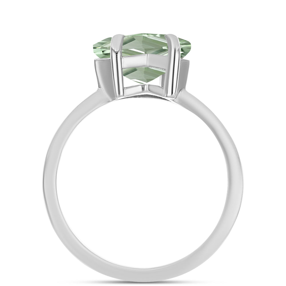 Inel din Argint 925 ( 2.28 grame ) cu Ametist Verde 1.59 Carate