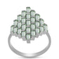 Inel din Argint 925 ( 5.01 grame ) cu Ametist Verde 2.76 Carate