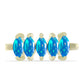 Inel din Argint 925 Placat cu Aur ( 2.33 grame ) cu Opal Etiopian ”Paradis” 0.71 Carate