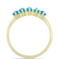Inel din Argint 925 Placat cu Aur ( 2.33 grame ) cu Opal Etiopian ”Paradis” 0.71 Carate