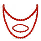 Set din Pepită ( 42.27 grame ) cu Agat Roșu 211.35 Carate ( Colier+Brățară )