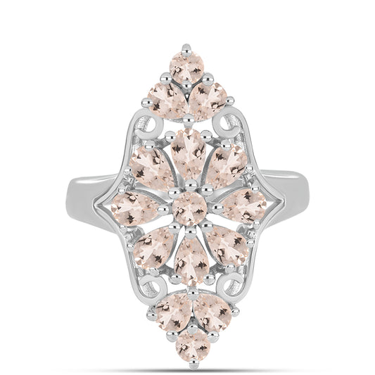 Inel din Argint 925 ( 4.8 grame ) cu Morganit Gozareh 2.29 Carate