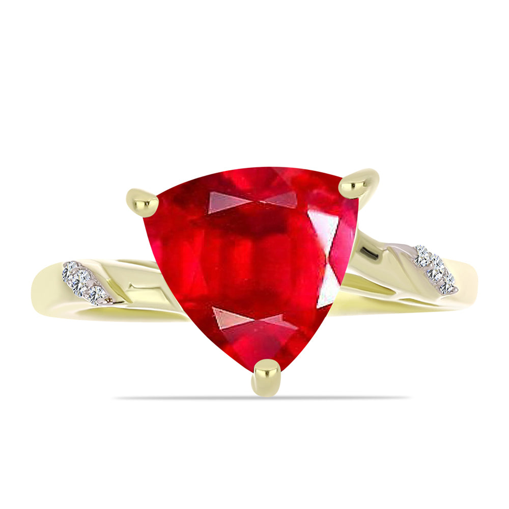 Inel din Argint 925 Placat cu Aur ( 2.63 grame ) cu Agat Roșu și Topaz Alb 2.82 Carate