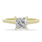 Inel din Argint 925 Placat cu Aur ( 2.03 grame ) cu Diamant Certificat cultivat în laborator 1.48 Carate