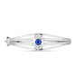 Brățară din Argint 925 ( 17.43 grame ) cu Safir Albastru Australian 1.11 Carate