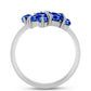 Inel din Argint 925 ( 4.29 grame ) cu Safir Albastru Australian 3.93 Carate