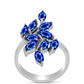 Inel din Argint 925 ( 4.29 grame ) cu Safir Albastru Australian 3.93 Carate