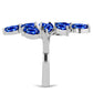 Inel din Argint 925 ( 4.29 grame ) cu Safir Albastru Australian 3.93 Carate