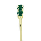 Inel din Argint 925 Placat cu Aur ( 2.17 grame ) cu Agat Verde 1.23 Carate