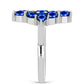 Inel din Argint 925 ( 3.5 grame ) cu Safir Albastru Australian 2.4 Carate