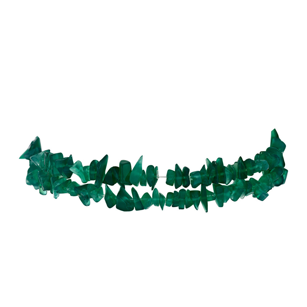 Set din Pepită ( 81.63 grame ) cu Agat Verde 408.13 Carate ( Colier+Brățară )