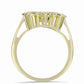 Inel din Argint 925 Placat cu Aur ( 4.05 grame ) cu Diamant Alb 0.01 Carate