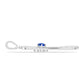Cruce Pandantiv din Argint 925 ( 2.91 grame ) cu Safir Albastru Australian 0.38 Carate