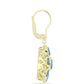 Cercei din Argint 925 Placat cu Aur ( 7.45 grame ) cu Labradorit 6.49 Carate