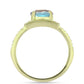 Inel din Argint 925 Placat cu Aur ( 4.49 grame ) cu Labradorit 2.2 Carate
