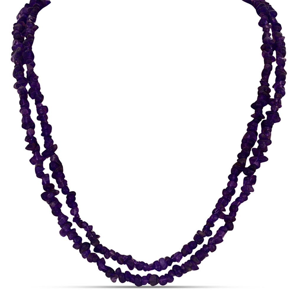 Set din Pepită ( 74.97 grame ) cu Agat Violet 374.83 Carate ( Colier+Brățară )