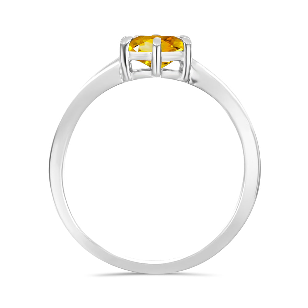 Inel din Argint 925 ( 2.24 grame ) cu Citrin Rio Golden 1.17 Carate 2 
