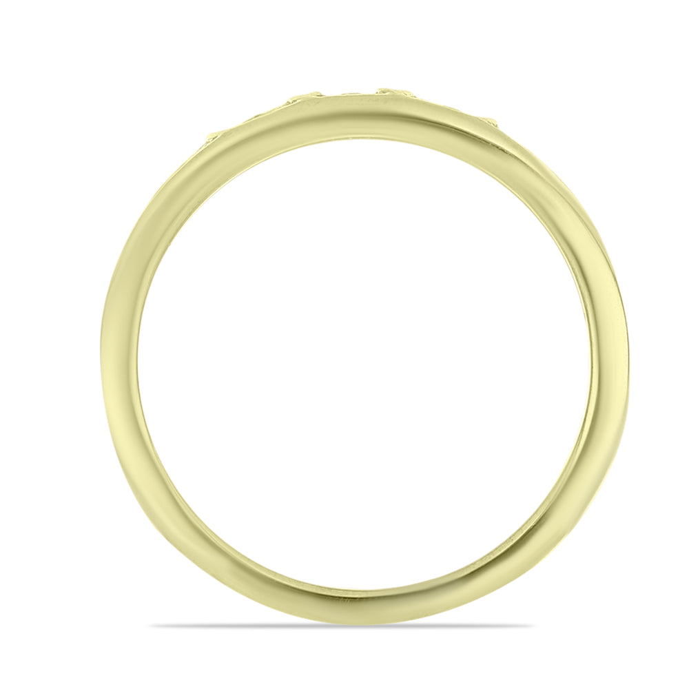 Inel din Argint 925 Placat cu Aur ( 2.55 grame ) cu Diamant Alb 0.02 Carate