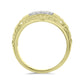 Inel din Argint 925 Placat cu Aur ( 3.94 grame ) cu Diamant Alb 0.11 Carate
