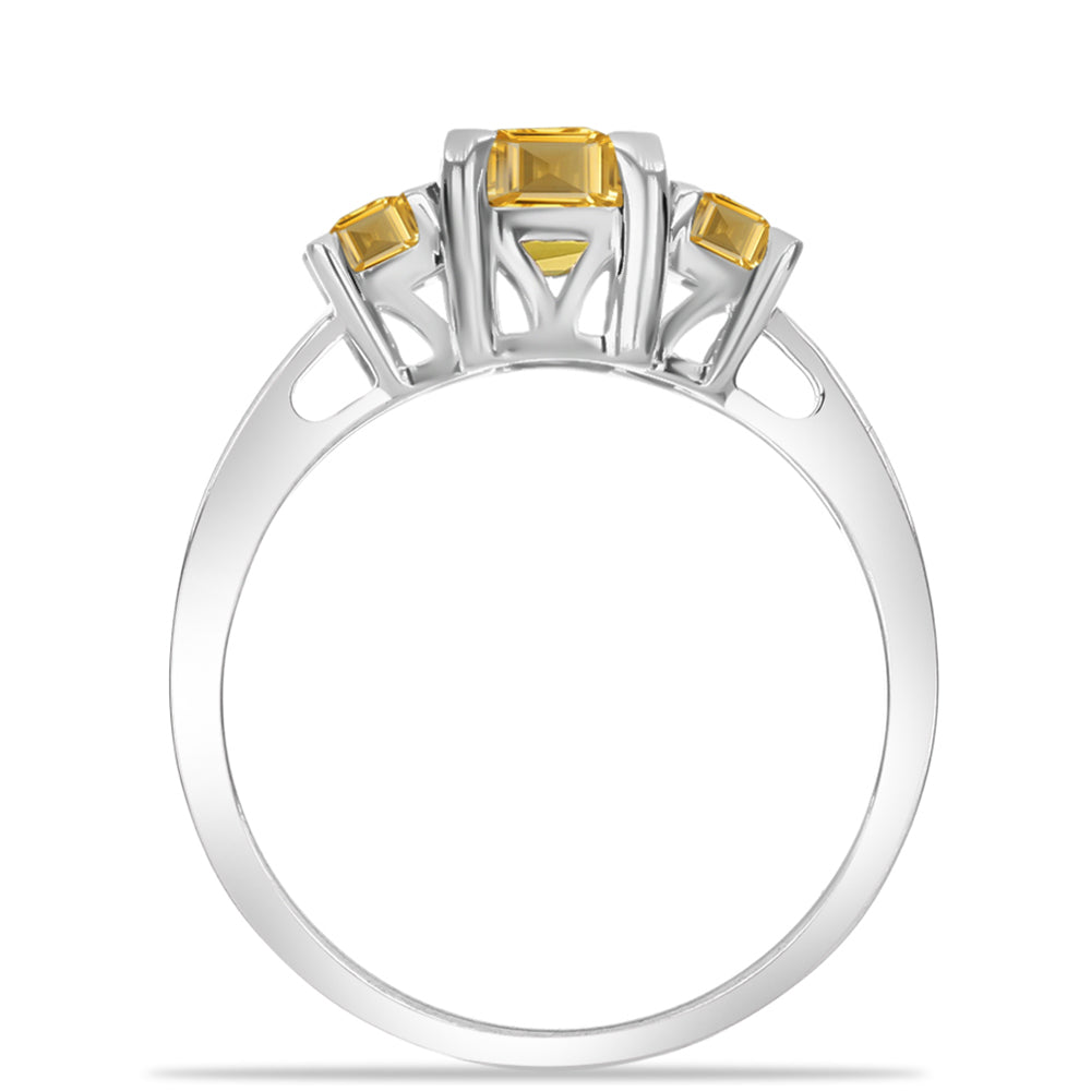 Inel din Argint 925 ( 2.53 grame ) cu Citrin Rio Golden 1.5 Carate