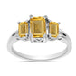 Inel din Argint 925 ( 2.53 grame ) cu Citrin Rio Golden 1.5 Carate