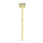 Inel din Argint 925 Placat cu Aur ( 0.85 grame ) cu Diamant Alb 0.11 Carate