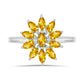 Inel din Argint 925 ( 2.38 grame ) cu Citrin Rio Golden 0.93 Carate