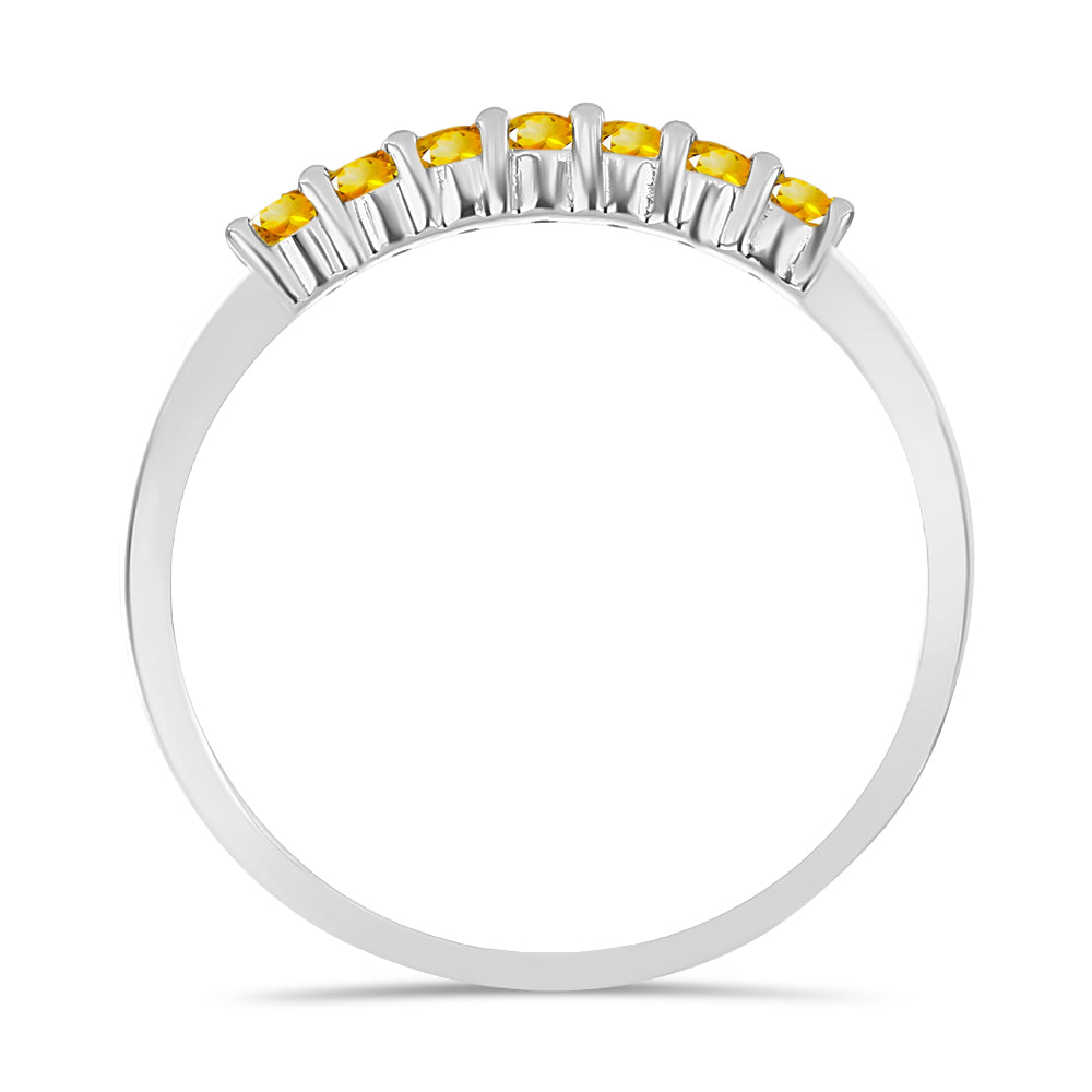 Inel din Argint 925 ( 1.13 grame ) cu Citrin Rio Golden 0.22 Carate 2 