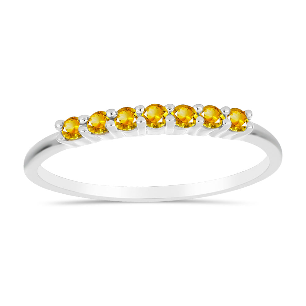 Inel din Argint 925 ( 1.13 grame ) cu Citrin Rio Golden 0.22 Carate 3 