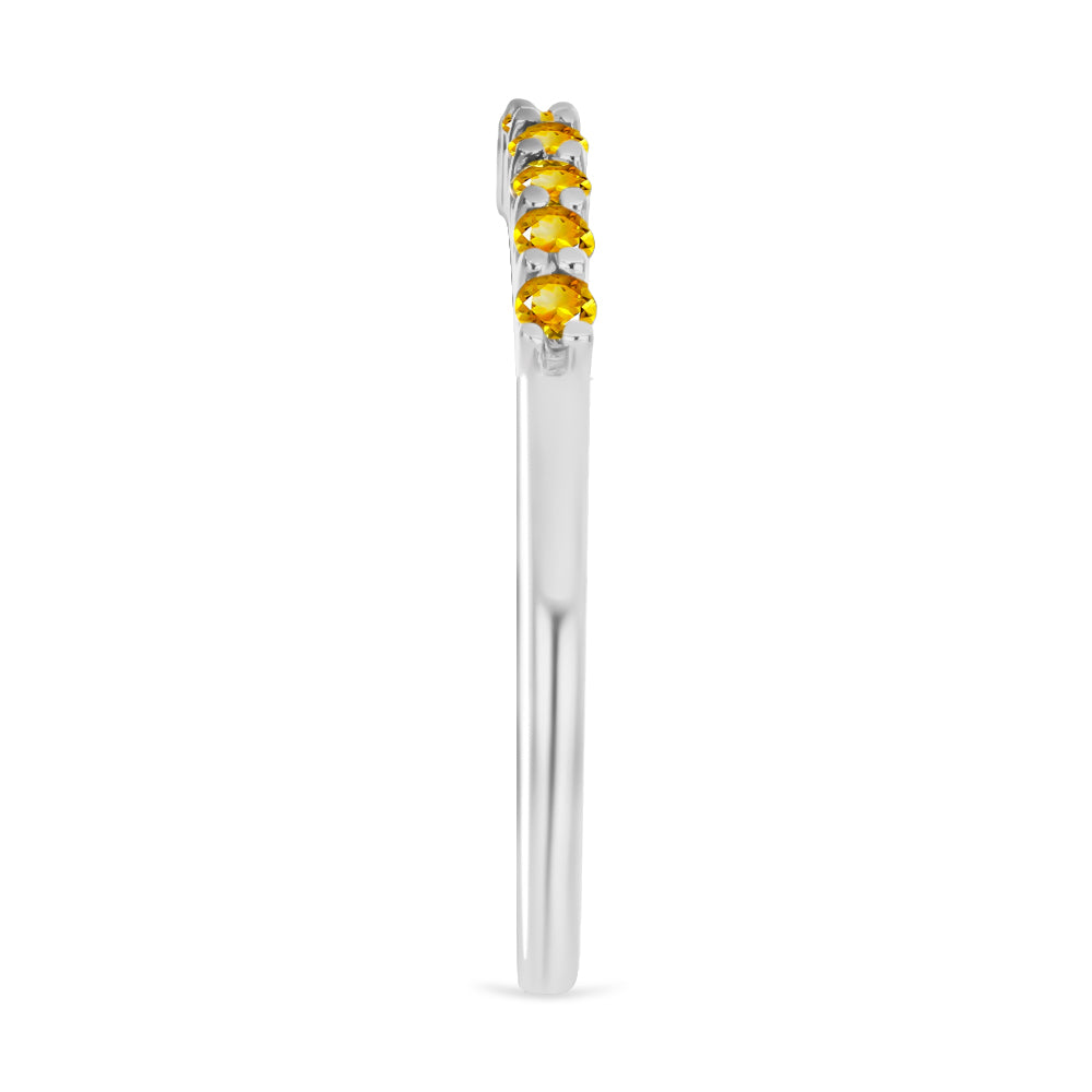 Inel din Argint 925 ( 1.13 grame ) cu Citrin Rio Golden 0.22 Carate 4 