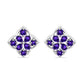 Cercei din Argint 925 ( 4.99 grame ) cu Ametist Marocan 2.12 Carate