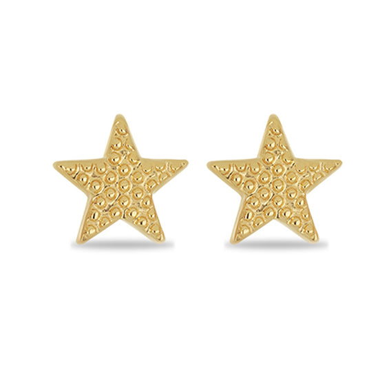 Cercei din Argint 925 Placat cu Aur ( 1.6 grame )