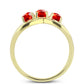 Inel din Argint 925 Placat cu Aur ( 2.89 grame ) cu Opal de Foc Lega Dembi 0.88 Carate