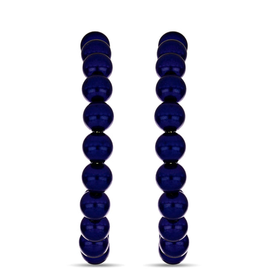 Cercei din Argint 925 Placat cu Aur ( 1.96 grame ) cu Perlă de Cultură Neagră 53.25 Carate