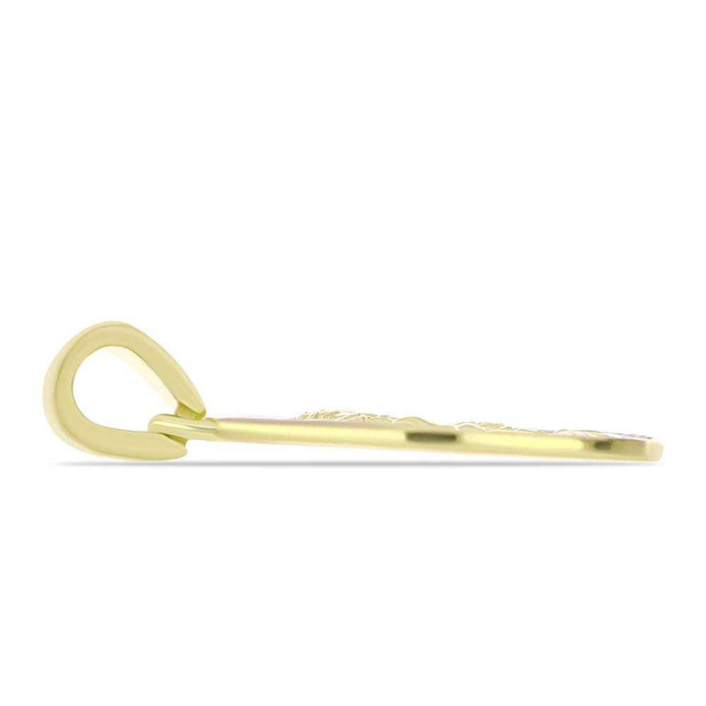 Pandantiv din Argint 925 Placat cu Aur de 2 tonuri ( 2.27 grame ) 2 