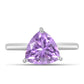 Inel din Argint 925 ( 2.91 grame ) cu Ametist Rose de France 3.44 Carate