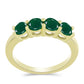 Inel din Argint 925 Placat cu Aur ( 2.38 grame ) cu Agat Verde 0.89 Carate
