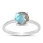 Inel din Argint 925 ( 1.58 grame ) cu Labradorit 1.28 Carate