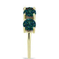 Inel din Argint 925 Placat cu Aur ( 2.23 grame ) cu Drusy Verde 4.7 Carate