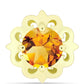 Pandantiv din Argint 925 Placat cu Aur ( 1.13 grame ) cu Citrin Rio Golden 1.74 Carate
