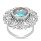 Inel din Argint 925 ( 5.88 grame ) cu Labradorit 4.05 Carate