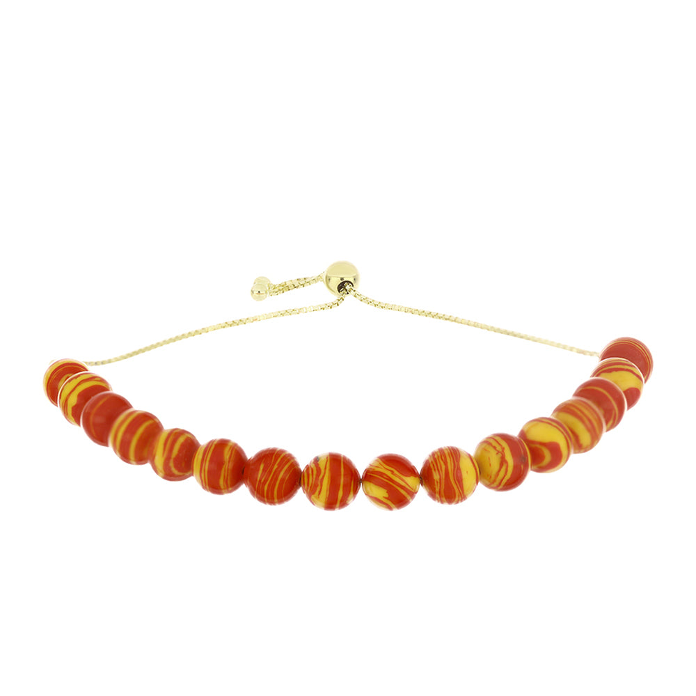 Brățară din Argint 925 Placat cu Aur ( 1.75 grame ) cu Jaspul "Lion's Paw" 46.01 Carate