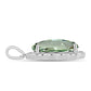 Pandantiv din Argint 925 ( 3.09 grame ) cu Ametist Verde și Topaz Alb 7.95 Carate