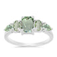 Inel din Argint 925 ( 2.31 grame ) cu Ametist Verde 1.79 Carate