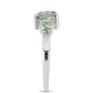 Inel din Argint 925 ( 2.31 grame ) cu Ametist Verde 1.79 Carate